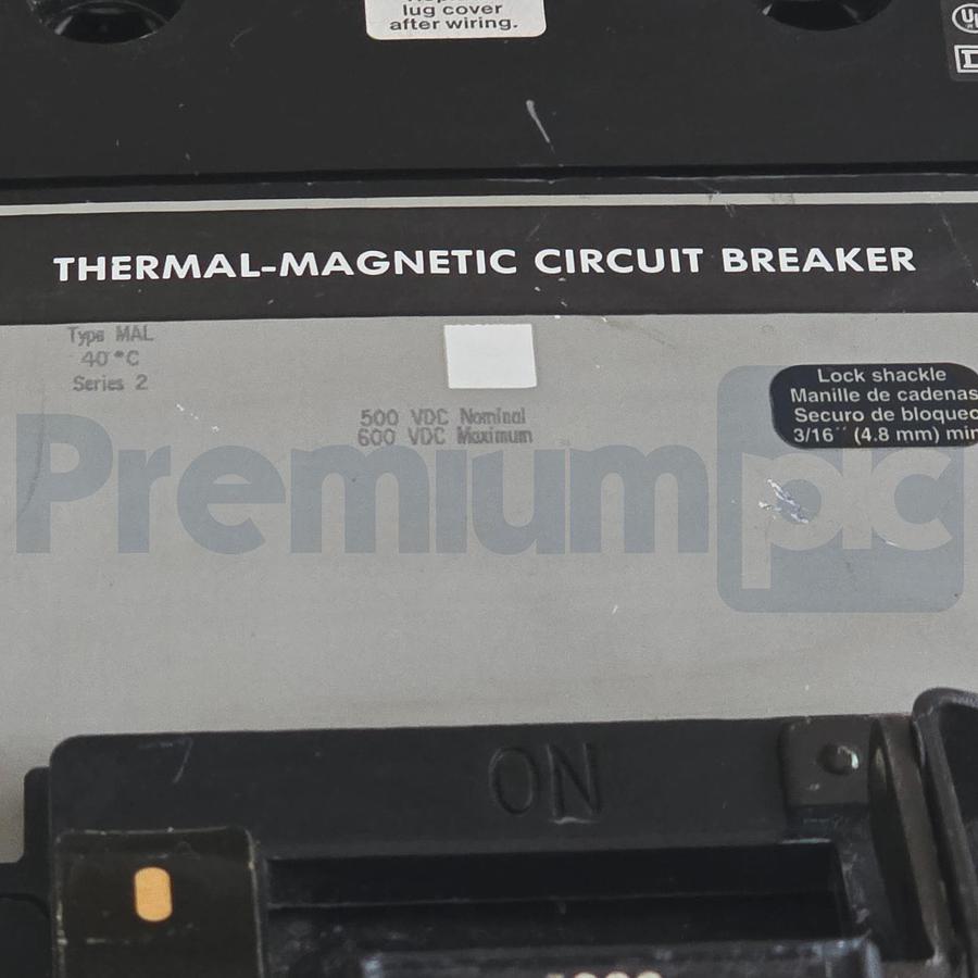 Used Square D MHL36100031DC1680 | MHL361000 1000A 3-Pole Circuit Breaker w/Trip USPI