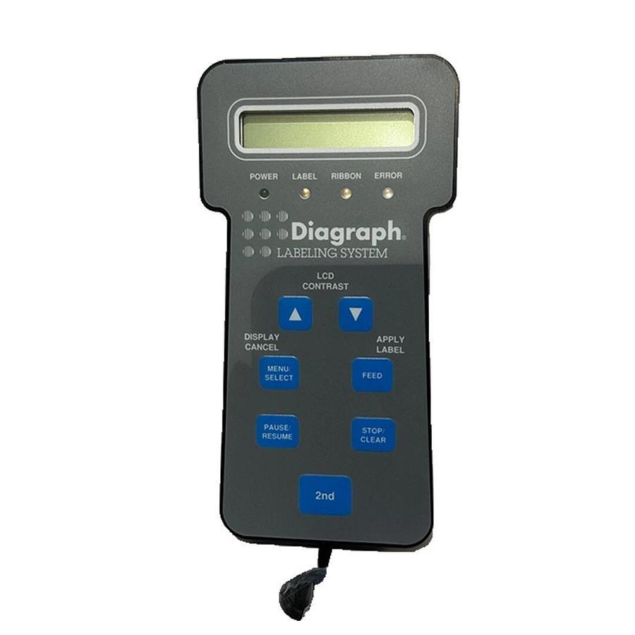 Used NEW DIAGRAPH LABELING SYSTEM 6105-260 / 6105260 REV. H HAND HELD CONTROLLER