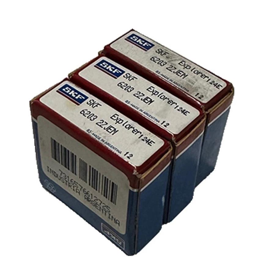 Used 3 NEW SKF 6203-2ZJEM / 62032ZJEM EXPLORER BALL BEARINGS