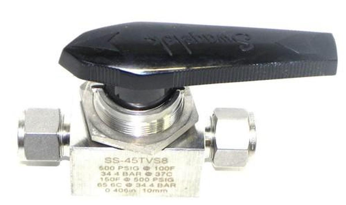 Used NEW SWAGELOK SS-45TVS8 VALVE SS45TVS8
