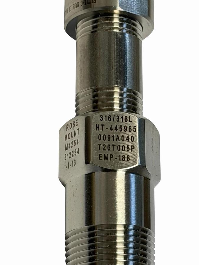 Used EMERSON ROSEMOUNT 0068R21C30A040T26E5X8Q4 VOLUME 1 SENSOR ASSEMBLY NSFP