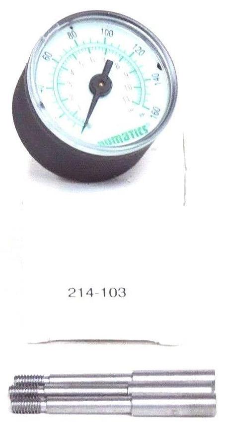 NEW NUMATICS 152RS100C000000 PRESSURE REGULATOR 10/130PSIG W/ 214-103 GAUGE