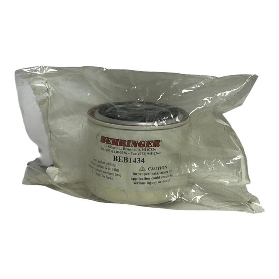 Used Behringer BEB1434 Hydraulic Spin On Filter Element New Sealed Surplus