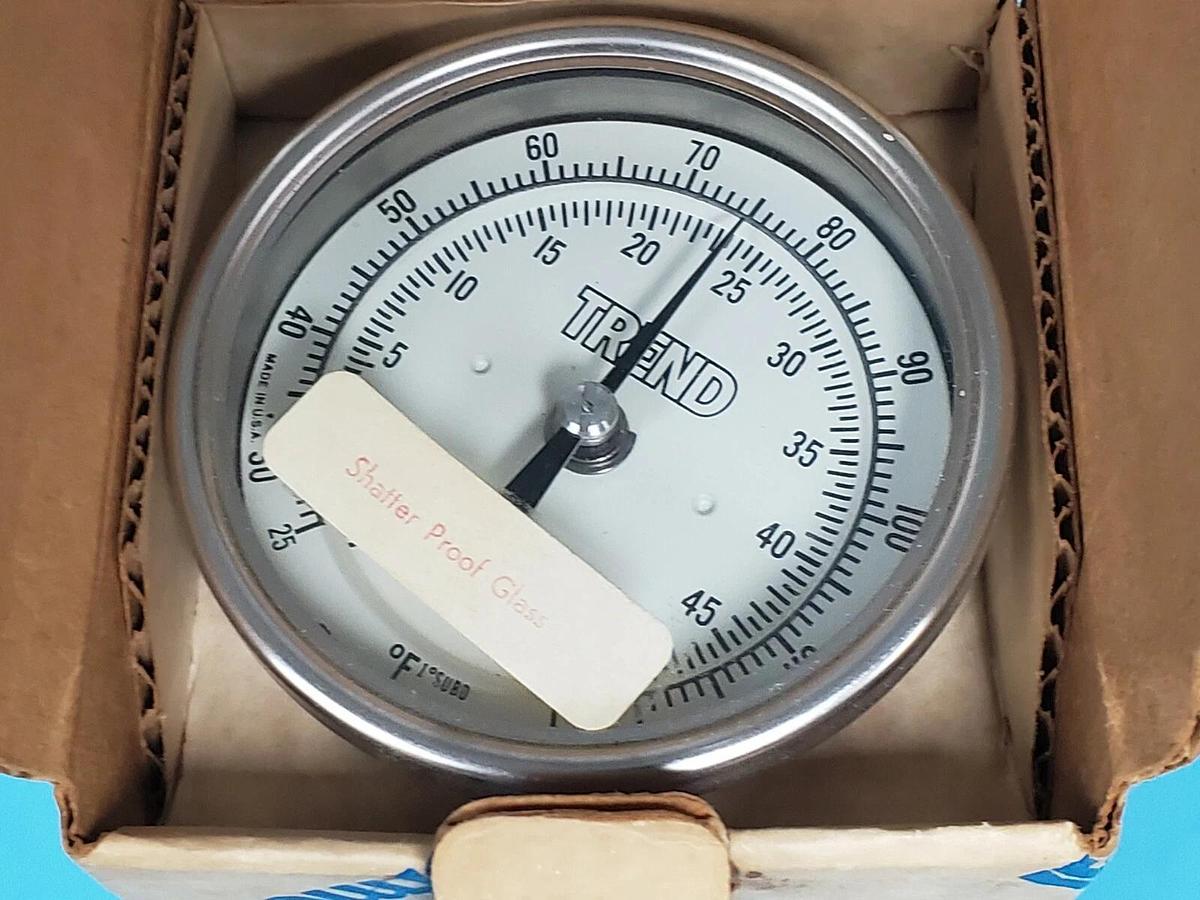 NIB TREND INSTRUMENTS MODEL: 30 CONN 1/2 NPT 25-125 DEG. F 9''/228.6mm