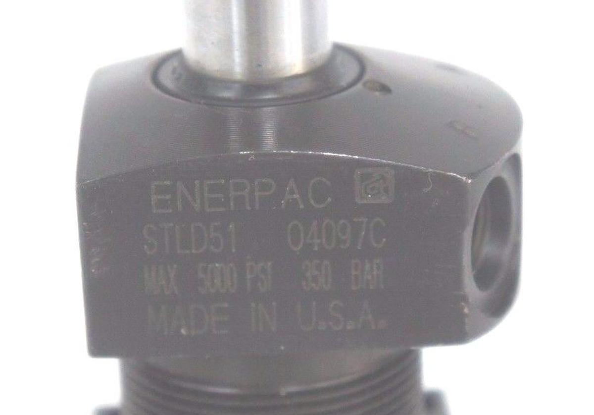 Used ENERPAC STLD51 THREADED BODY SWING CYLINDER 04097C 5000 PSI MAX 350 BAR