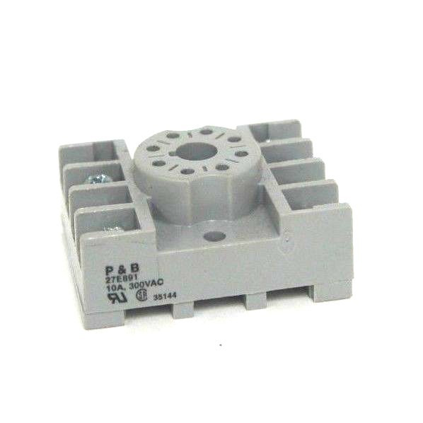 Used POTTER & BRUMFIELD 27E891 RELAY BASE 10A, 300VAC