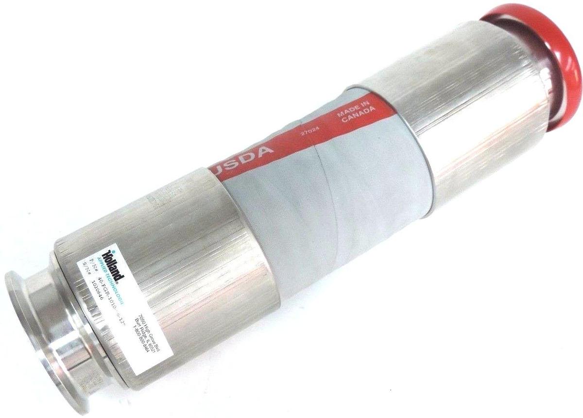 Used NEW HOLLAND APPLIED TECHNOLOGIES 40-FGR-1010-S6-12" SANITARY FLOW COMPONENT