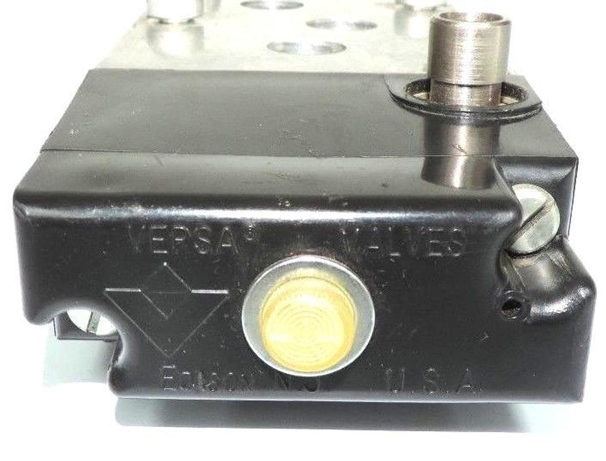 Used NEW VERSA 25-870-8160A SOLENOID VALVE C-962318 MANIFOLD BLOCK