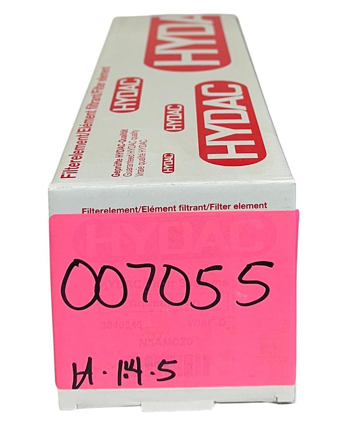 Used HYDAC N5AM020 / 3040345 W/ AF-D AQUAMICRON HYDRAULIC FILTER SYSTEM NSMP