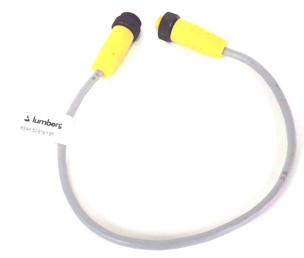 Used NEW LUMBERG RSRK 50-614/1.5F CABLE ASSEMBLY RSRK5061415F