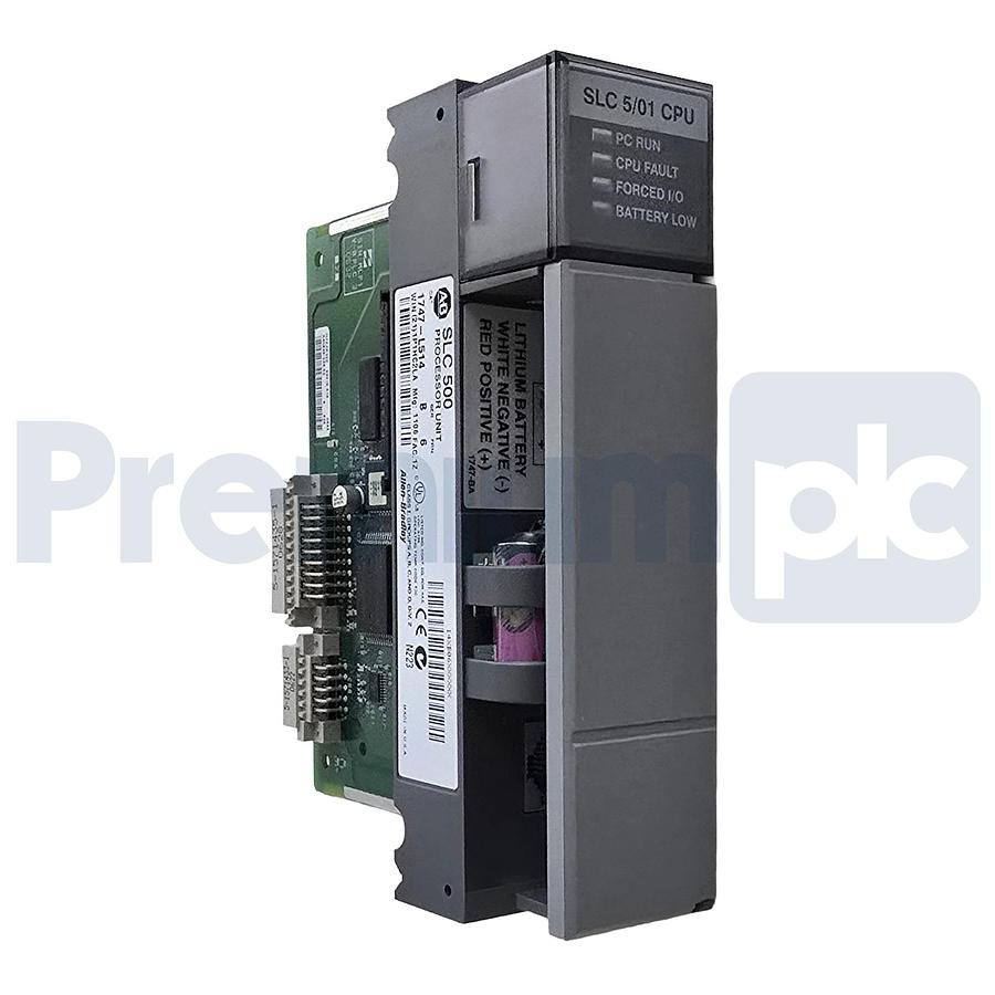 Used Allen Bradley 1747-L514 /B SLC 500 SLC 5/01 Processor Unit 4K Memory FRN. 6 NSMP