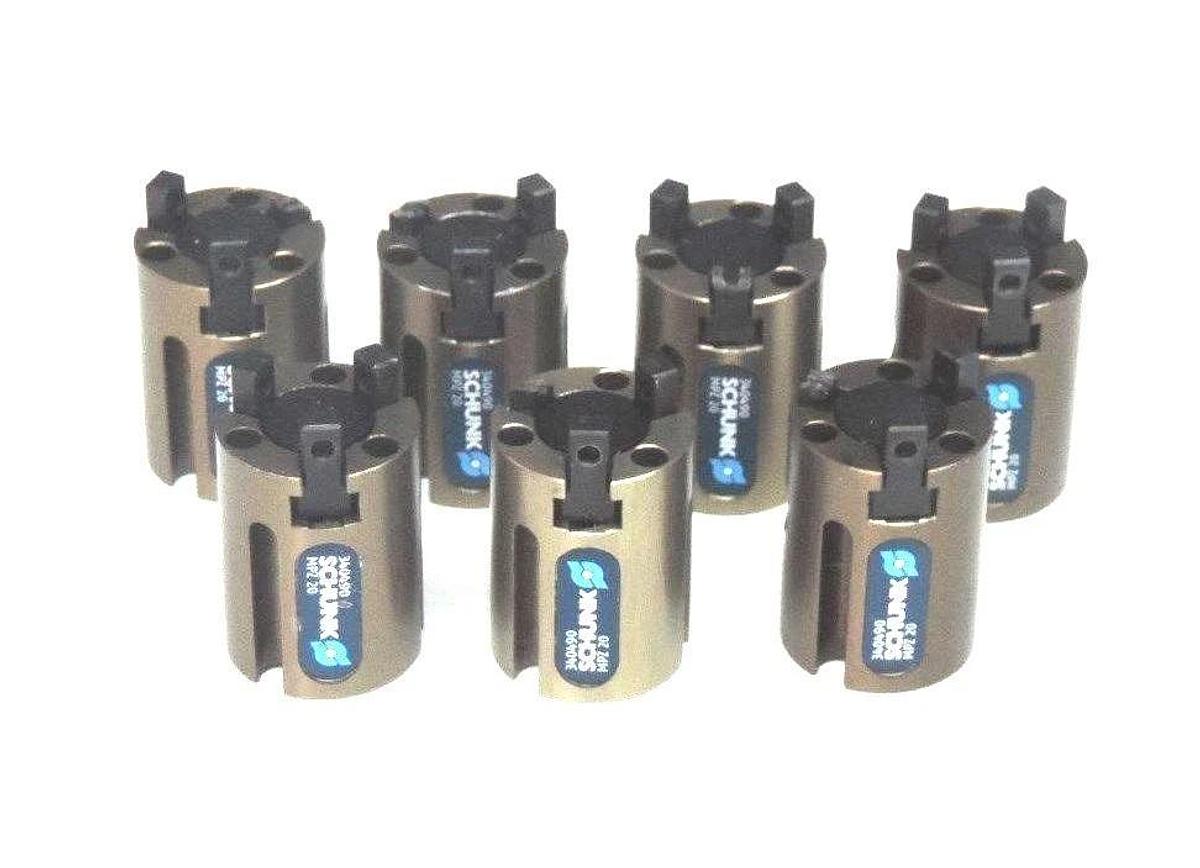 Used LOT OF 7 SCHUNK MPZ 20 GRIPPERS 340490
