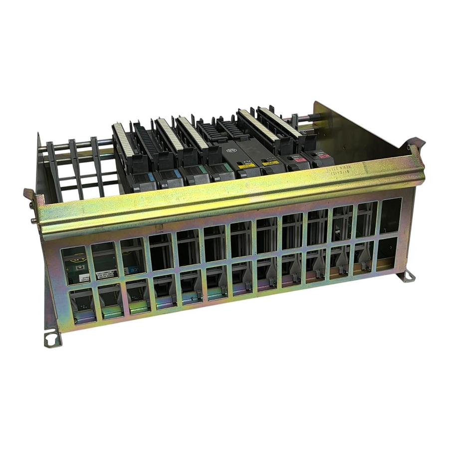 Used Allen-Bradley 1771-A3B1 PLC-5 12-Slot I/O Rack Assembly with Modules