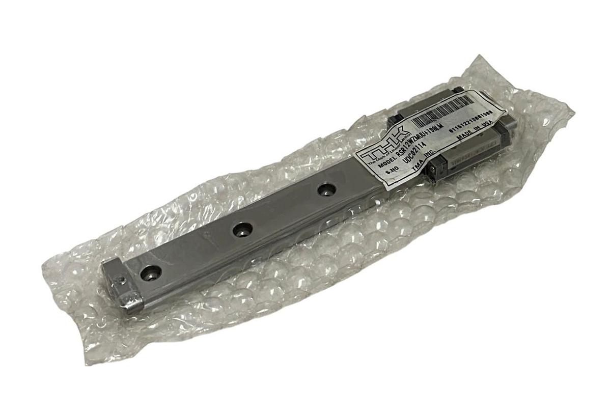 Used THK RSR12WZMUU+190LM / RSR12WZMUU / 190LM LINEAR SLIDE & RAIL OEM NSFS