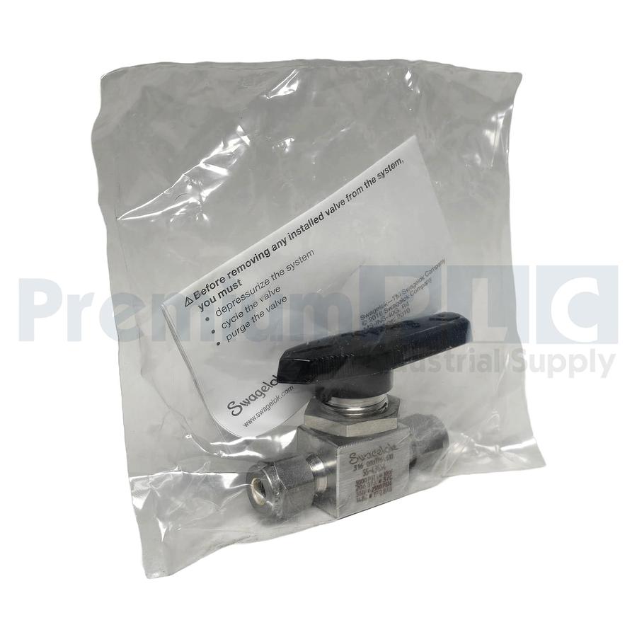 Used BOX OF 5 SWAGELOK SS-43GS4 STAINLESS STEEL 40G SERIES BALL VALVE 1/4" TUBE NSMP