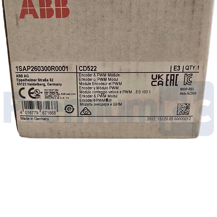 Used ABB 1SAP260300R0001 | CD522 AC500 S500 Encoder & PWM I/O Function Module NSMP