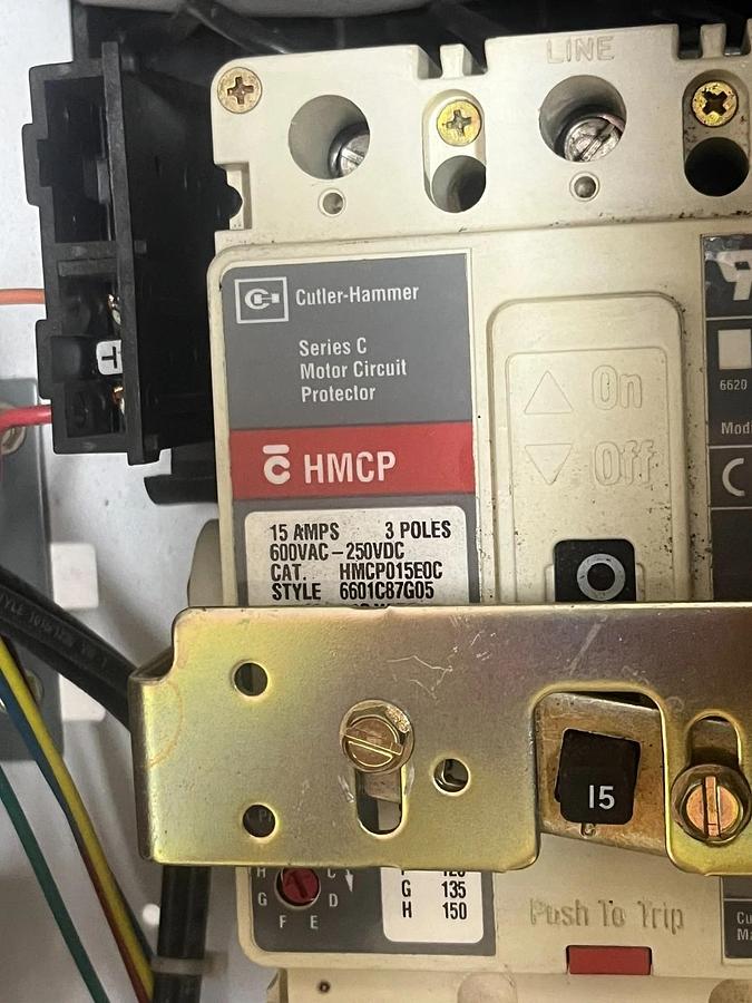 Used Allen-Bradley 2113B-BDBD-21-38CA MCC Bucket 3.0HP NEMA Size 1 Starter HMCP015E0C