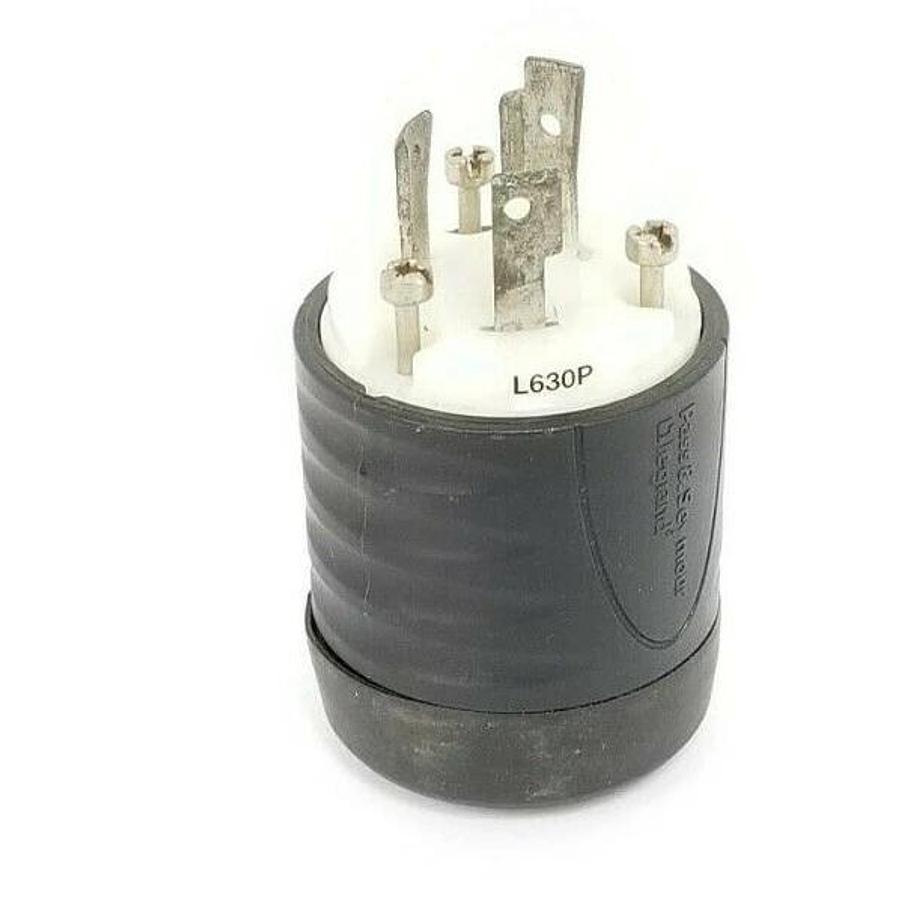 Used PASS & SEYMOUR L630-P TURNLOK PLUG 30A, 250V, 2P 3W GRDG. NEMA L6-30P