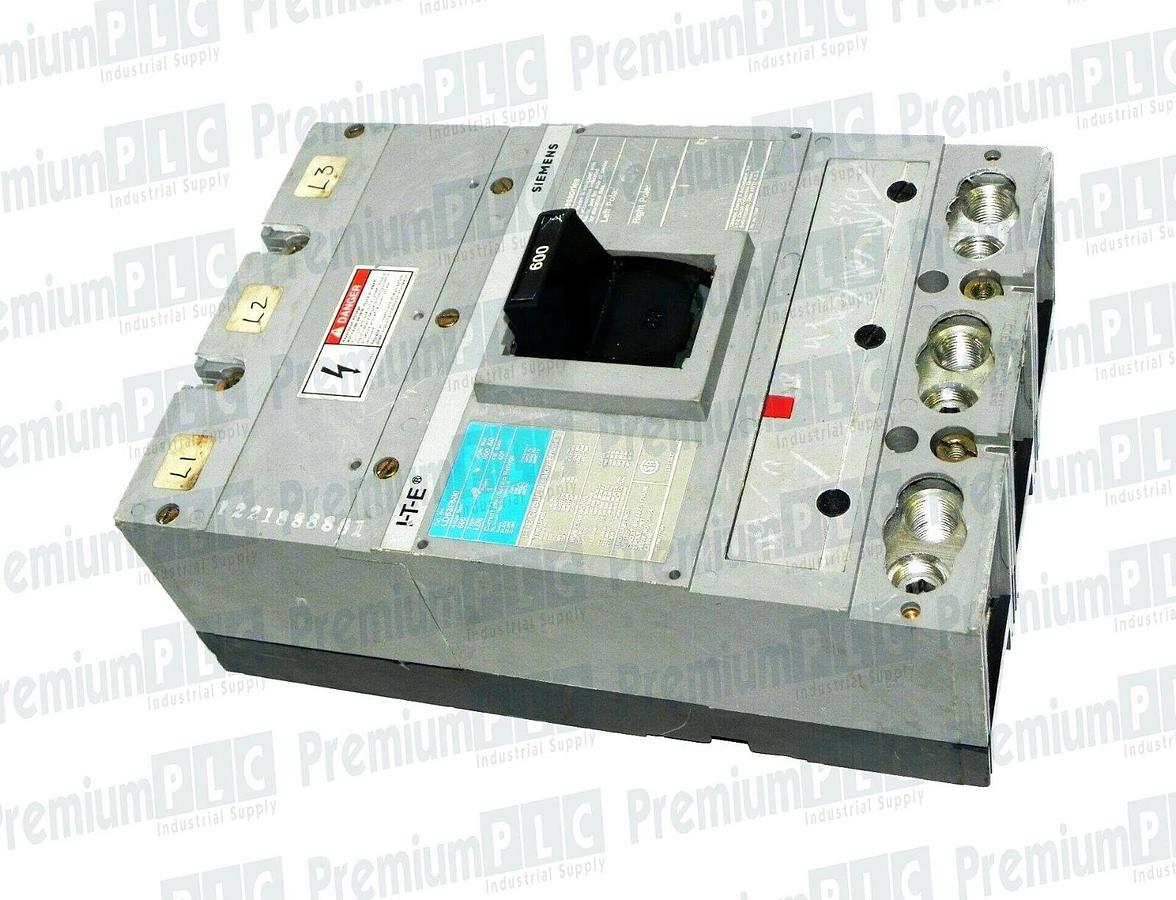Used SIEMENS LD63F600 I-T-E CIRCUIT BREAKER 600 AMP 3 POLE W/TRIP *NOT WORKING*