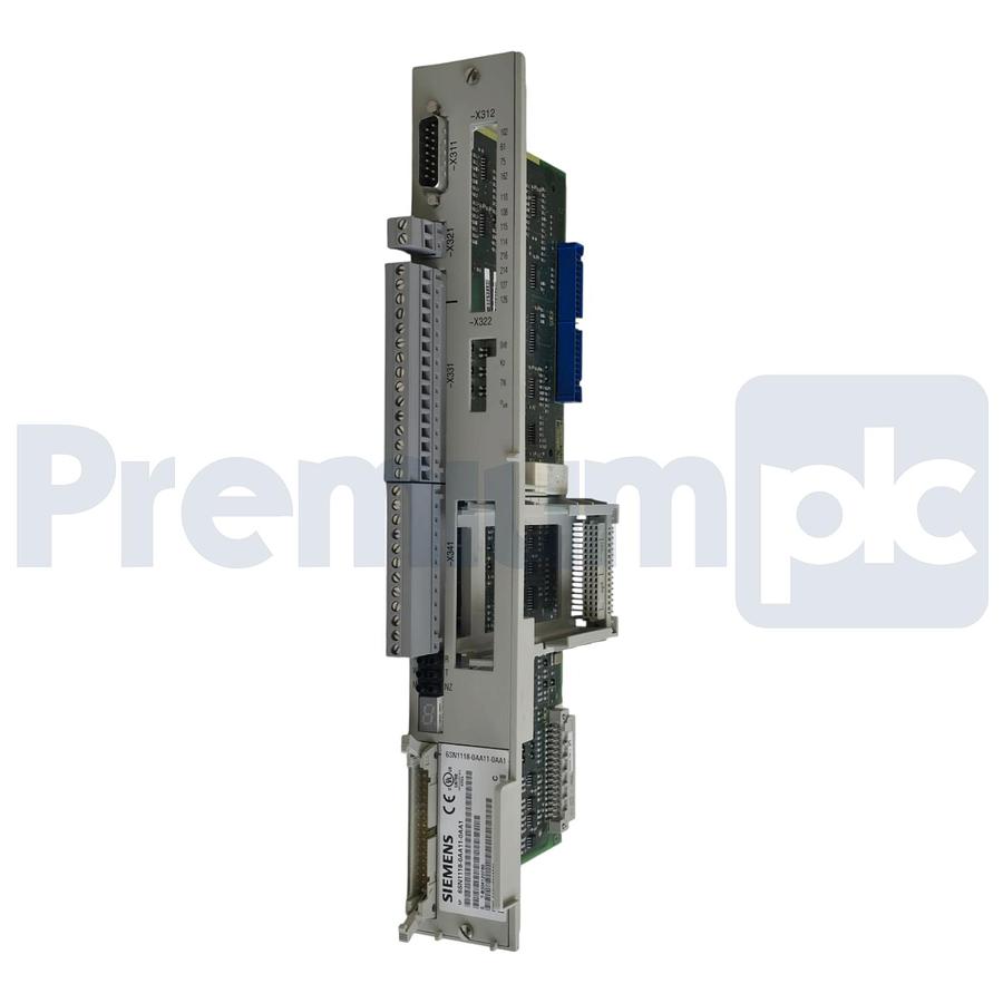 Used Siemens 6SN1118-0AA11-0AA1 SIMODRIVE 611 Standard Control Unit 1-Axis Ver. C NEW