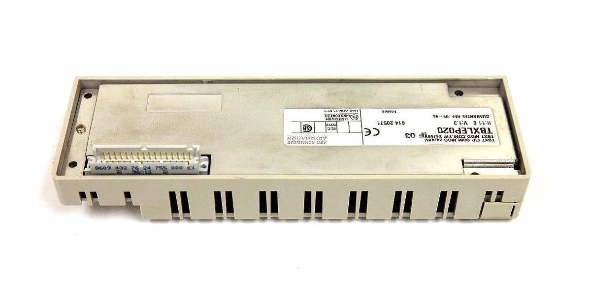 Used NIB SCHNEIDER ELECTRIC TELEMECANIQUE TBXLEP020 TBX7 MODCOM.FIP 24/48V TBX-LEP020