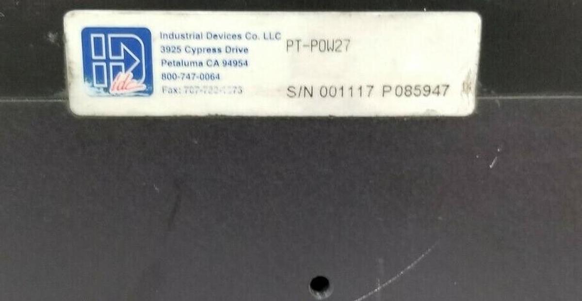 Used INDUSTRIAL CONTROL DEVICES CO. PT-POW27 LINEAR GUIDEWAY ASSEMBLY PT-P0W27
