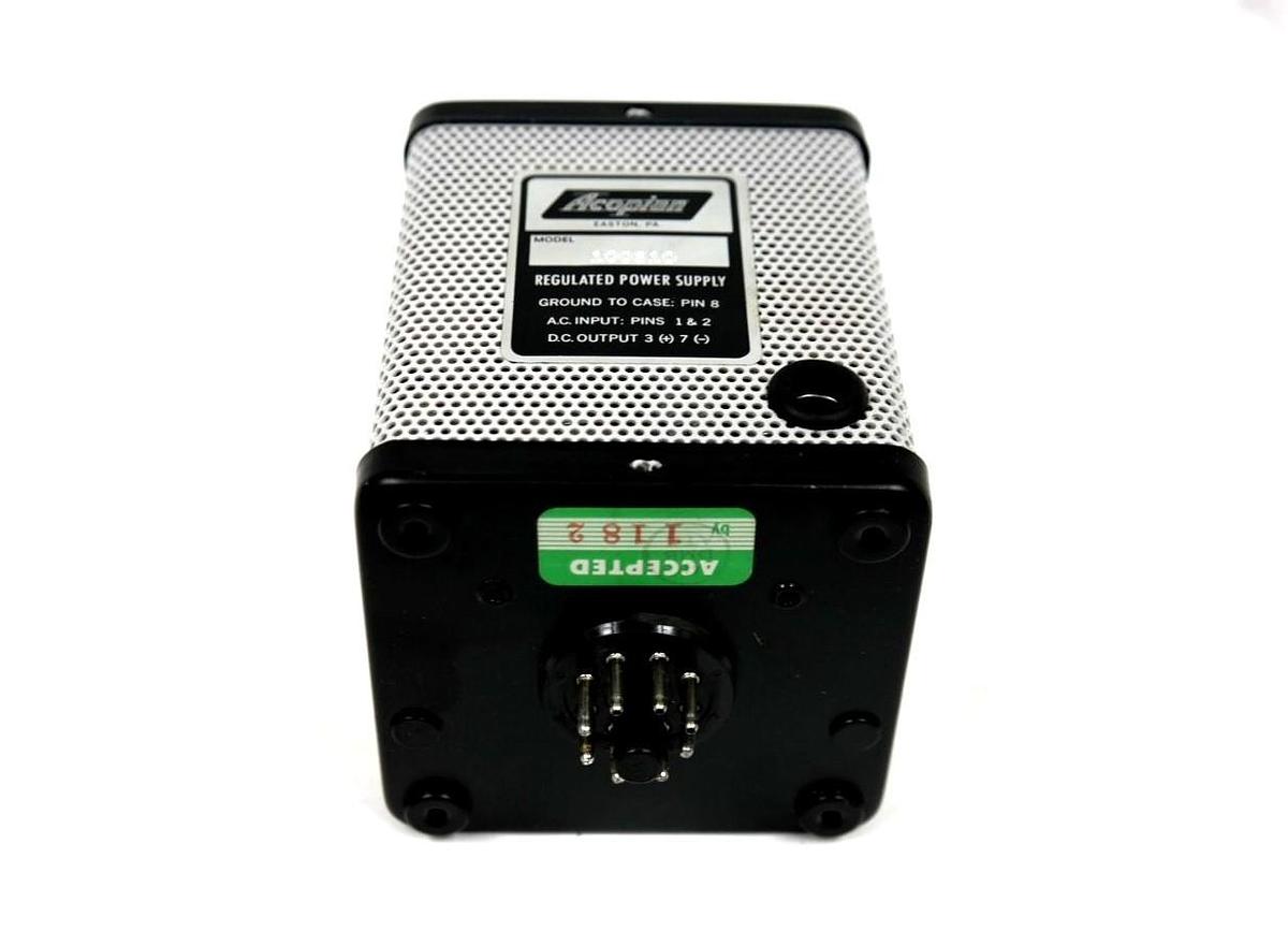 NEW ACOPIAN 100S10 REGULATED POWER SUPPLY 8PIN