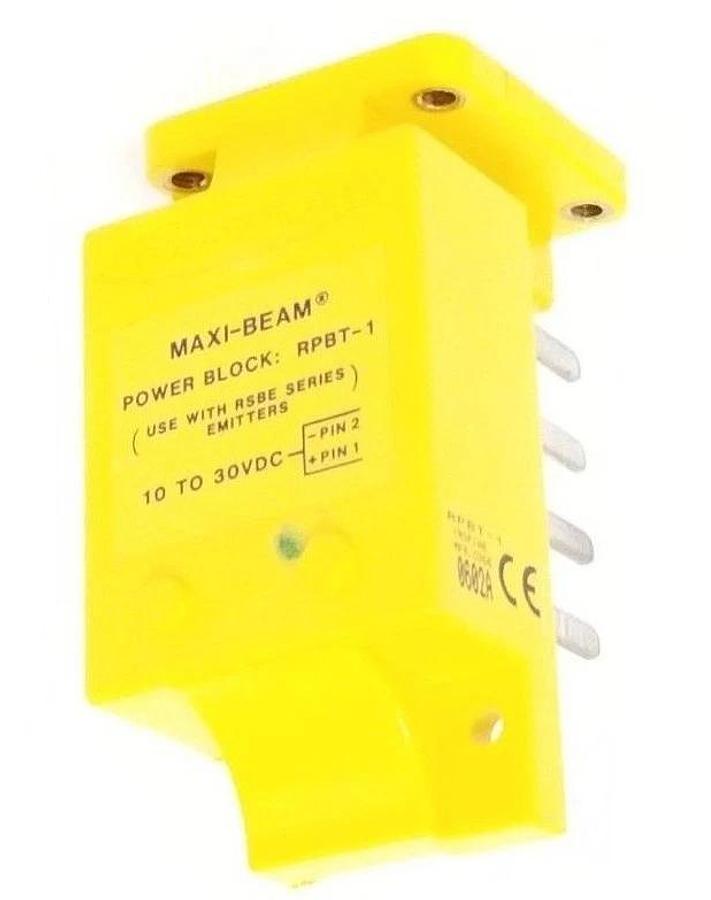 Used BANNER RPBT-1 POWER BLOCK MAXI-BEAM RPBT1, 10 TO 30 VDC