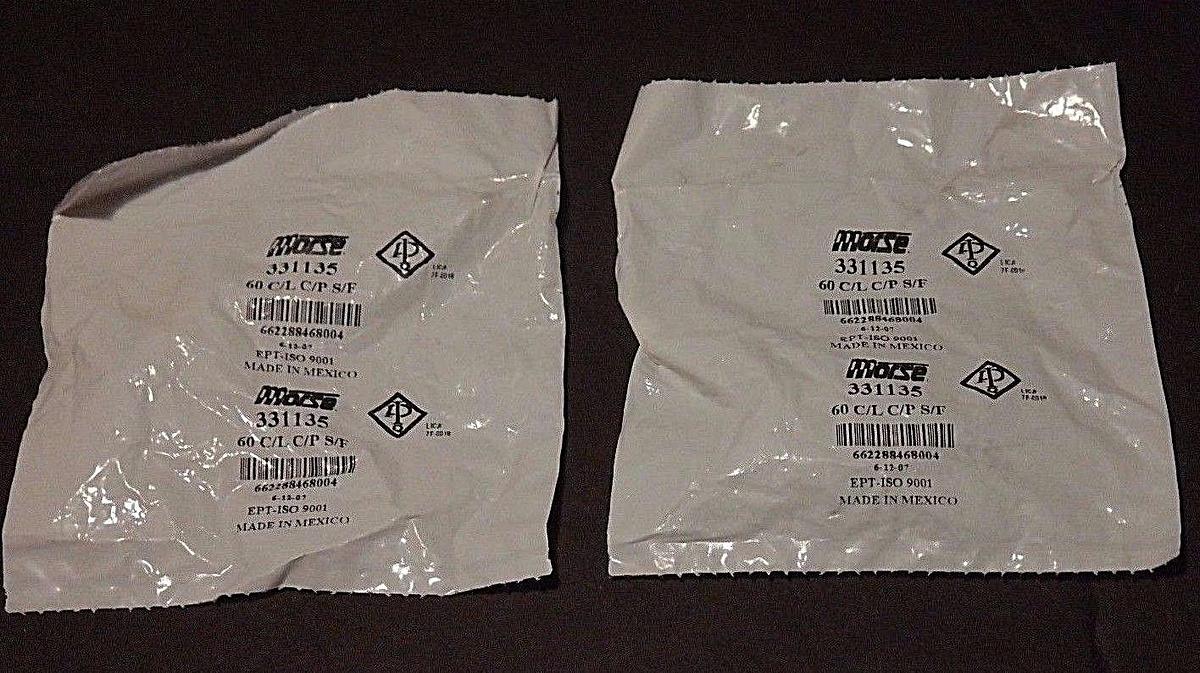Used LOT OF 2 NEW MORSE 331135 ROLLER CHAIN LINKS 60 C/L C/P S/F