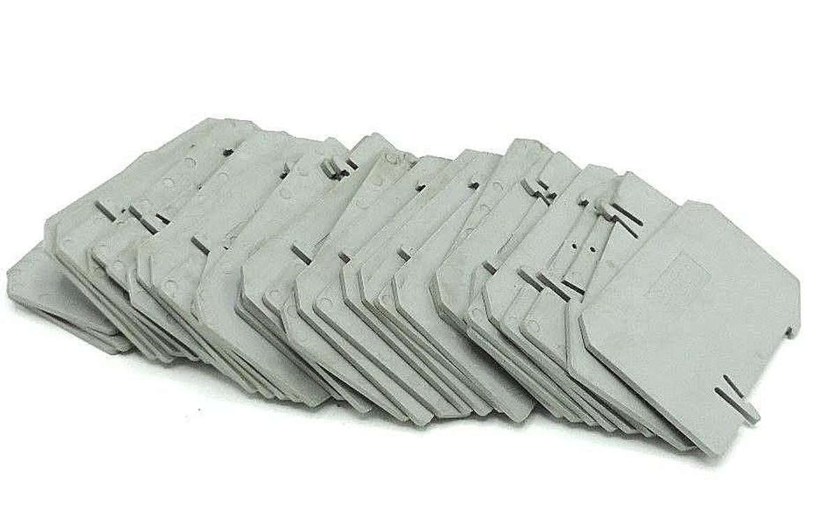 LOT OF 35 NEW PHOENIX CONTACT ATP-ZFK6 PLATE PARTITION GRAY ATPZFK6