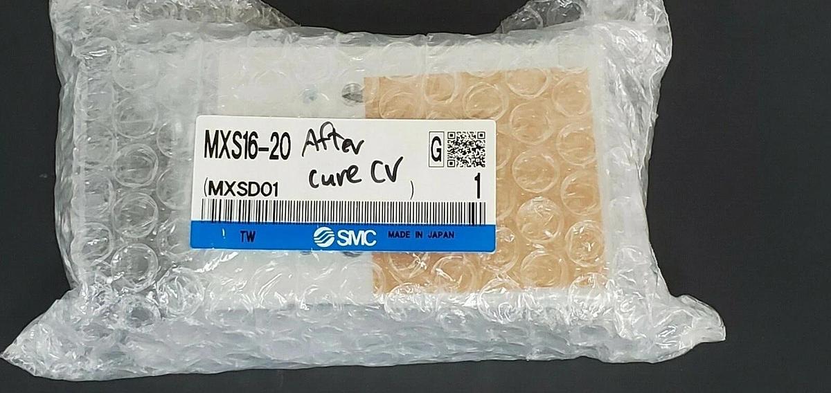 Used NEW SMC MXS16-20 AIR SLIDE TABLE 16 MM BORE 20 MM STROKE MXS1620
