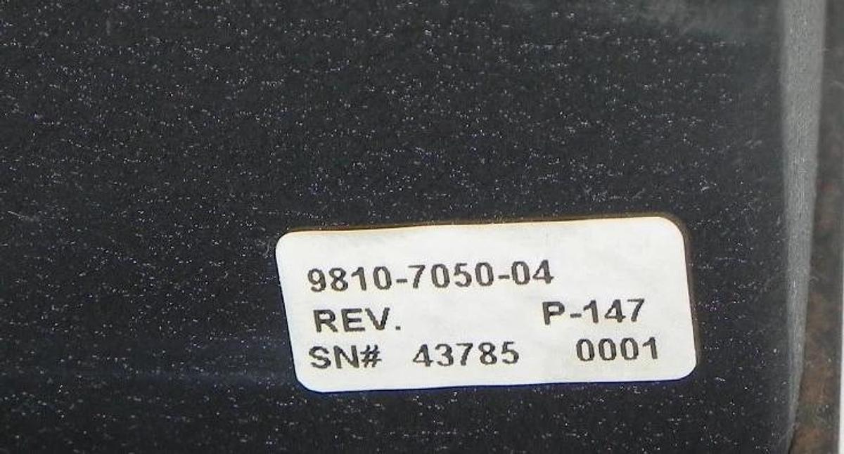 Used ATLAS COPCO RE ASSEMBLY QUALIFIER 9810-7050-04 REV. P-147