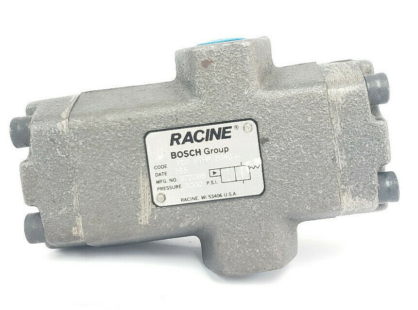 Used BOSCH RACINE FD2-PTHP-204S SOLENOID VALVE 972088 3000PSI FD2PTHP204S
