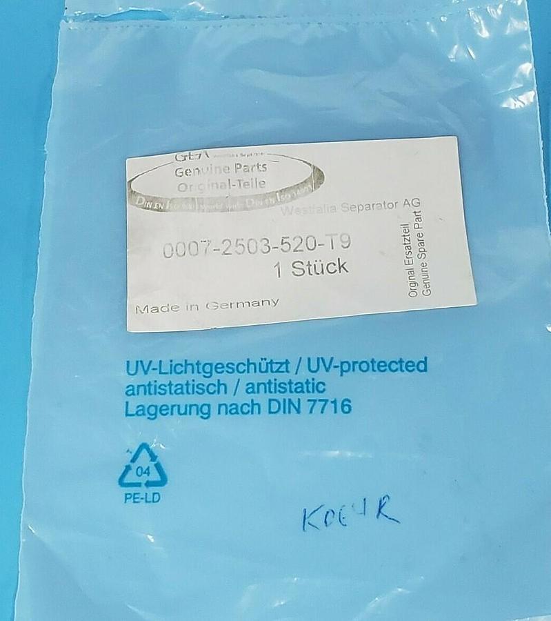 Used NEW GEA 0007-2503-520-T9 O-RING 00072503520T9