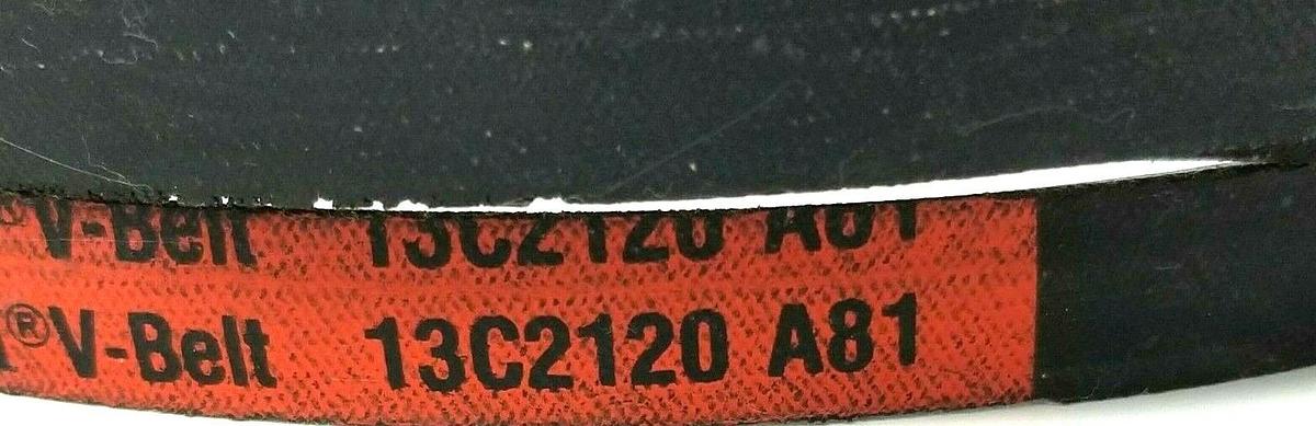 Used NEW GATES 13C2120 A81 HI-POWER II V-BELT V80 13C2120A81
