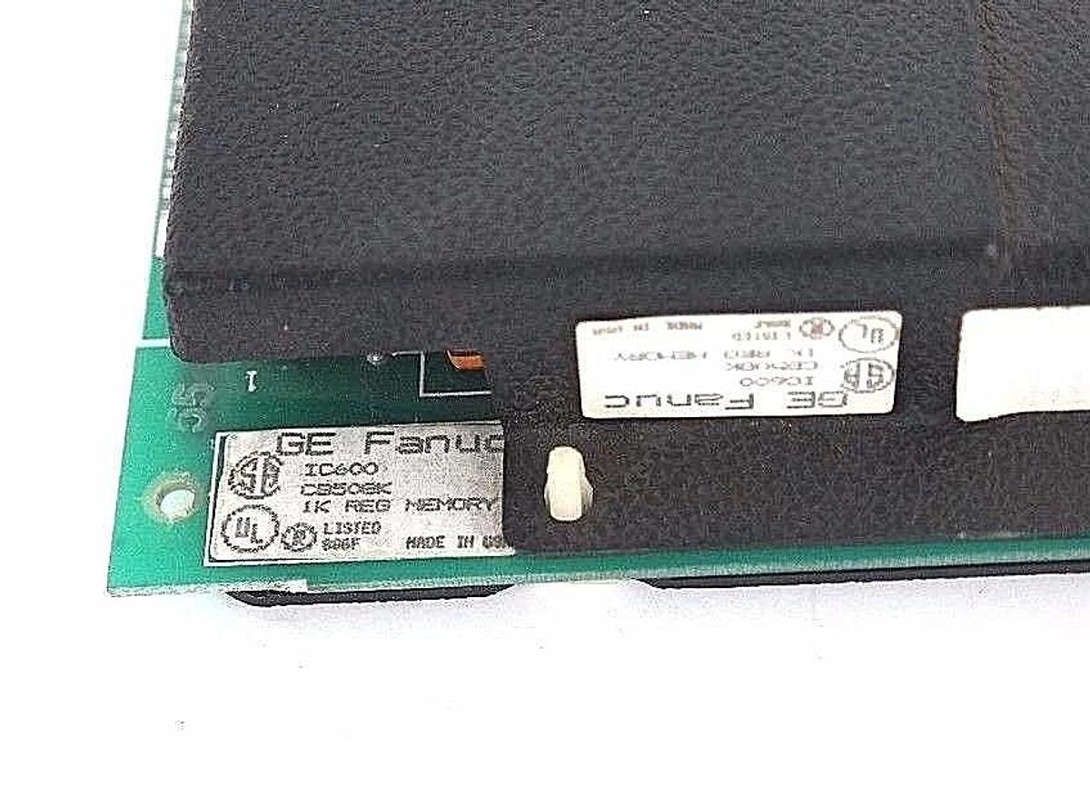 GE FANUC IC600CB508K, 1K REG MEMORY MODULE MIPR1B, ASM NO: 44A297026-G01