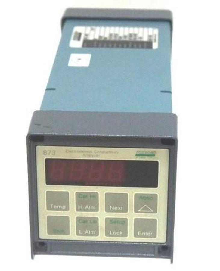 Used FOXBORO 873EC-AIYFGZ CONDUCTIVITY ANALYZER REF. NO. 197338F10, 873ECAIYFGZ