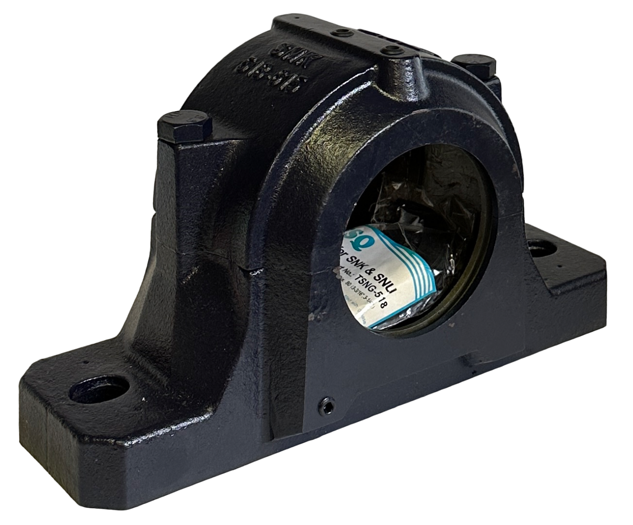 Used NEW SNK 518-615 / 518615 PILLOW BLOCK BEARING HOUSING TWO-BOLT BASE 100mm