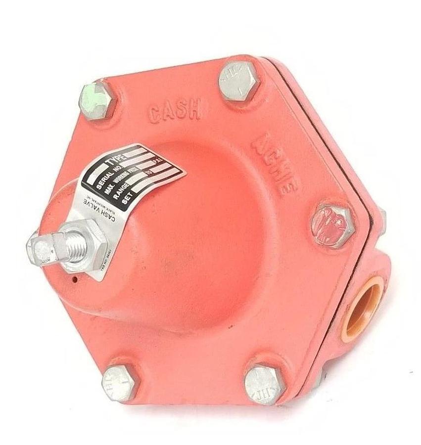 NEW CASH ACME 3/4" TYPE BBC PRESSURE REGULATING VALVE 200PSI MAX, 40PSI SET