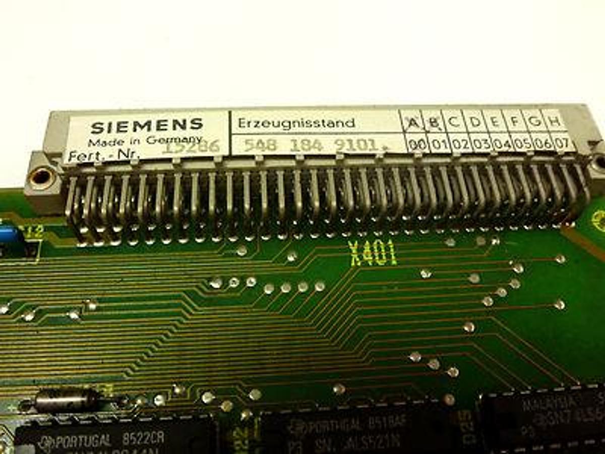 Used SIEMENS 6FX1118-4AA01 SINUMERIK INTERFACE BOARD 03400 548 184 9101 6FX11184AA01
