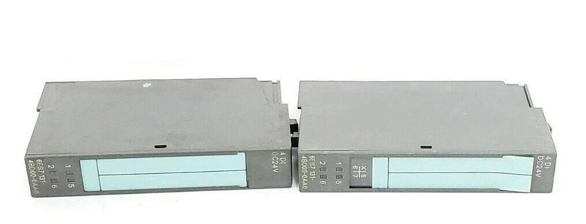 Used LOT OF 2 SIEMENS 6ES7 131-4BD00-0AA0 SIMATIC S7 INPUT MODULES 6ES71314BD000AA0