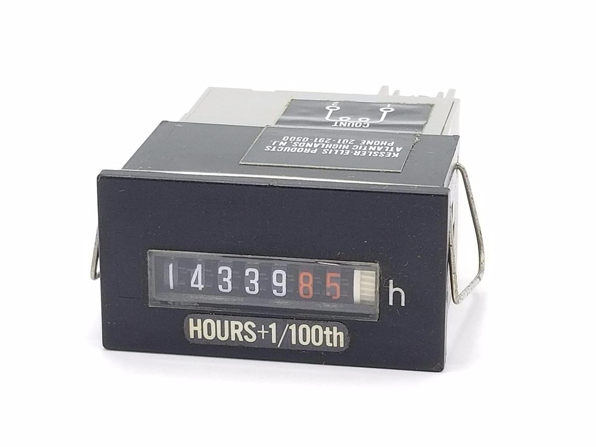 Used KEP KESSLER ELLIS PRODUCTS BW30.16 COUNTER 120VAC 60HZ, HOURS+1/100TH