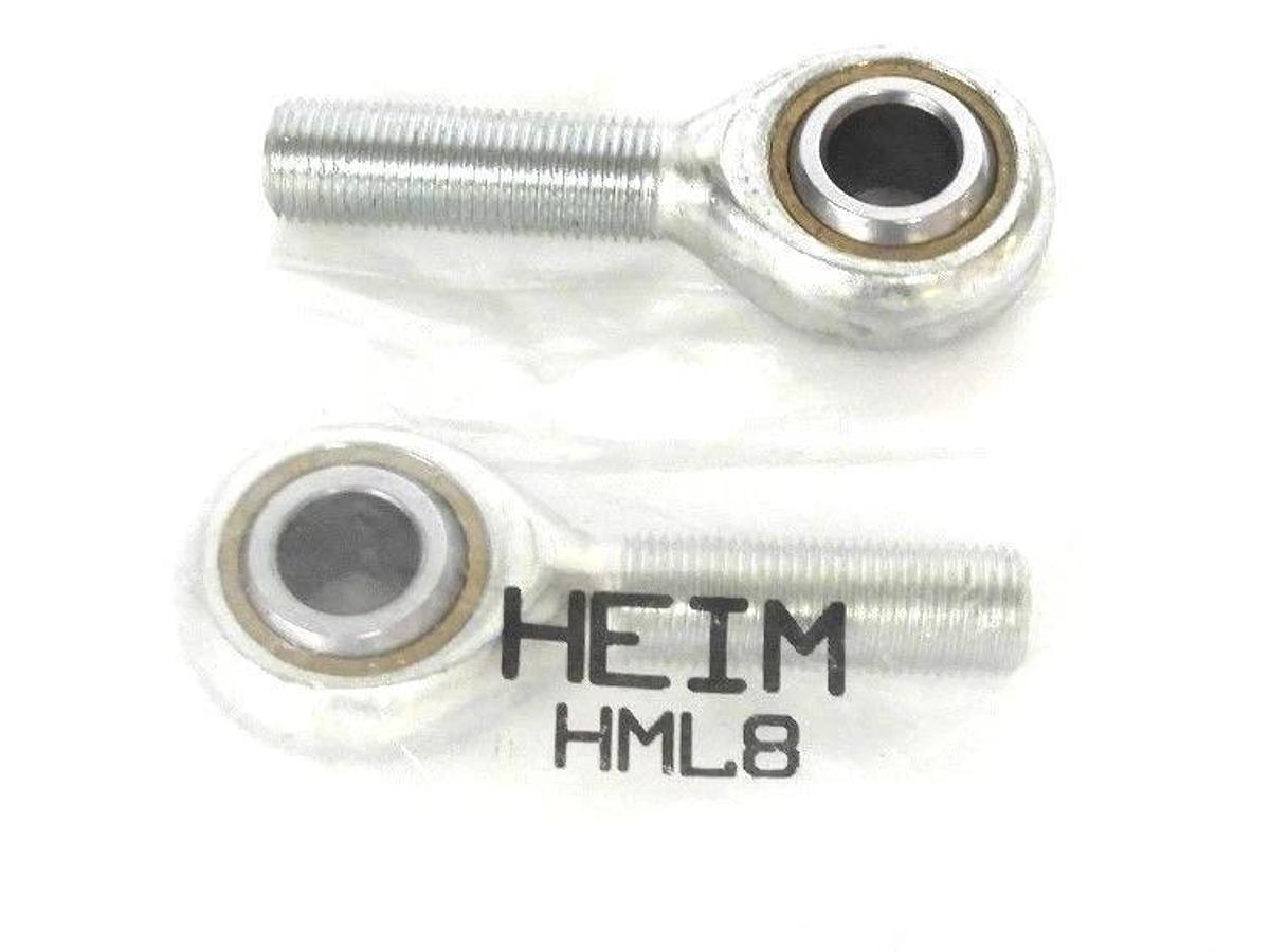 LOT OF 2 NEW HEIM HML8 ROD END BEARINGS 1/4INCH BORE