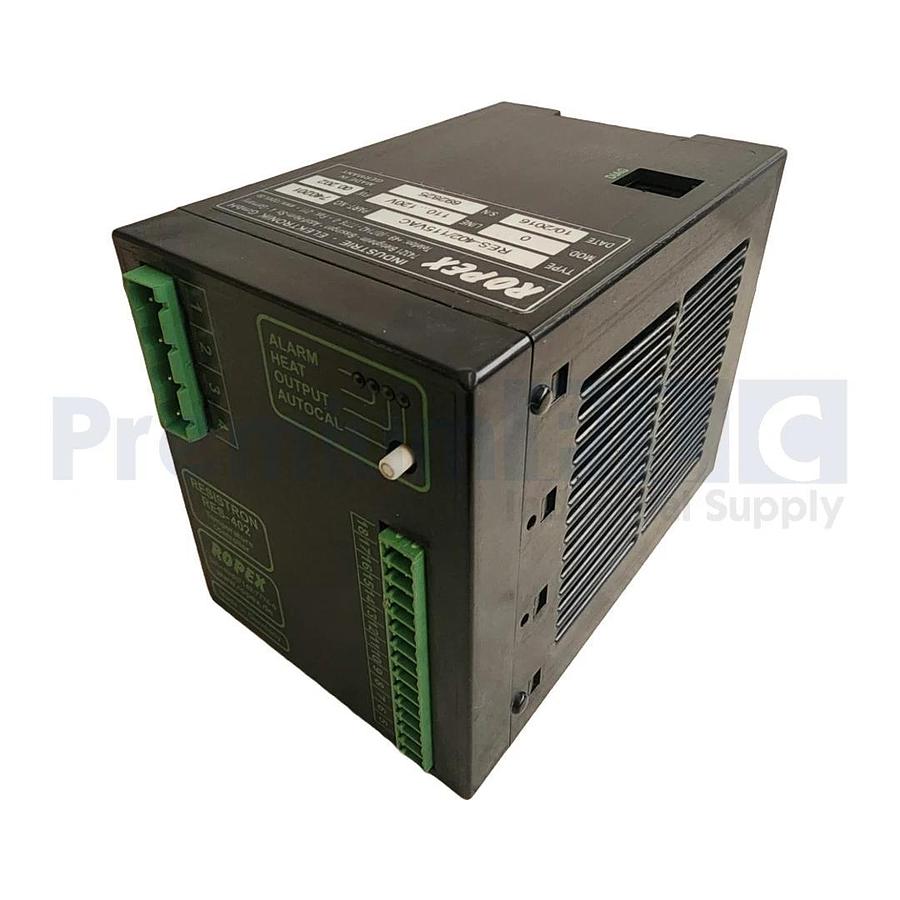 Used USED ROPEX RES-402 RESISTRON TEMPERATURE CONTROLLER RES-402/115VAC P/N 740201