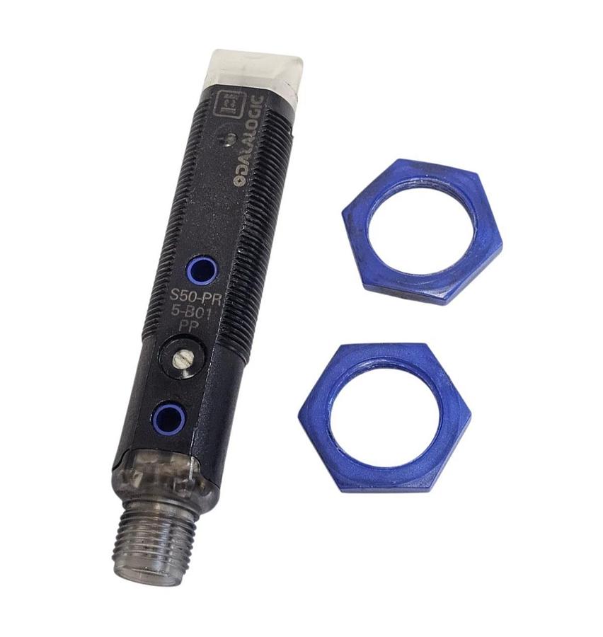Used DATALOGIC S50-PR-5-B01-PP PHOTOELECTRIC SENSOR S50PR5B01PP