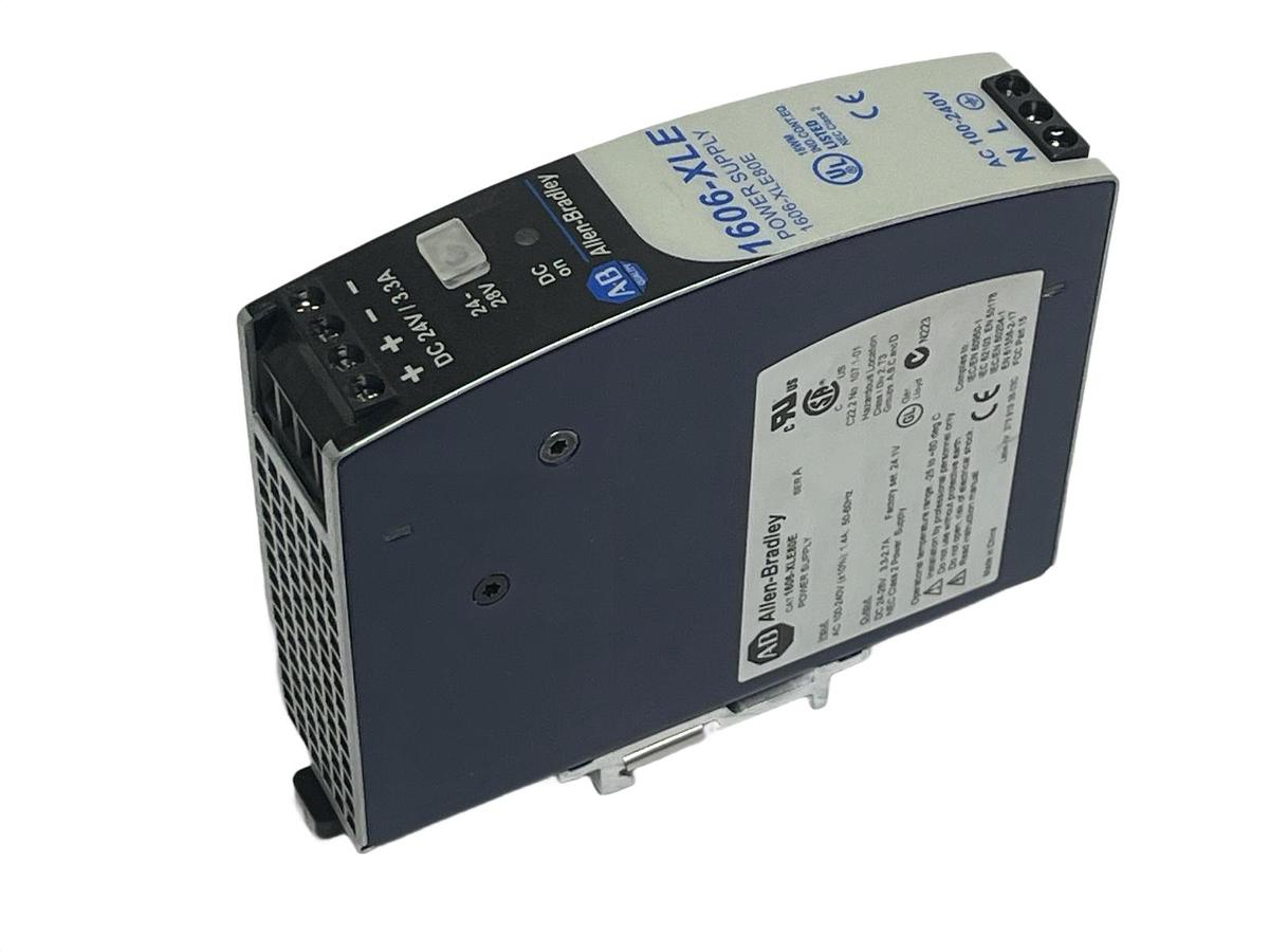 Used Allen-Bradley 1606-XLE80E Essential Power Supply 24V DC 80W Ser A - NSMP