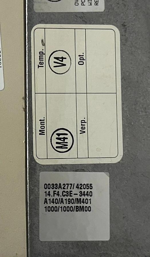 Refurbished KEB 14.F4.C3E-3440 / 14F4C3E3440 KEBCO F4 COMBIVERT AC DRIVE 10HP 2/4P REPAIRED