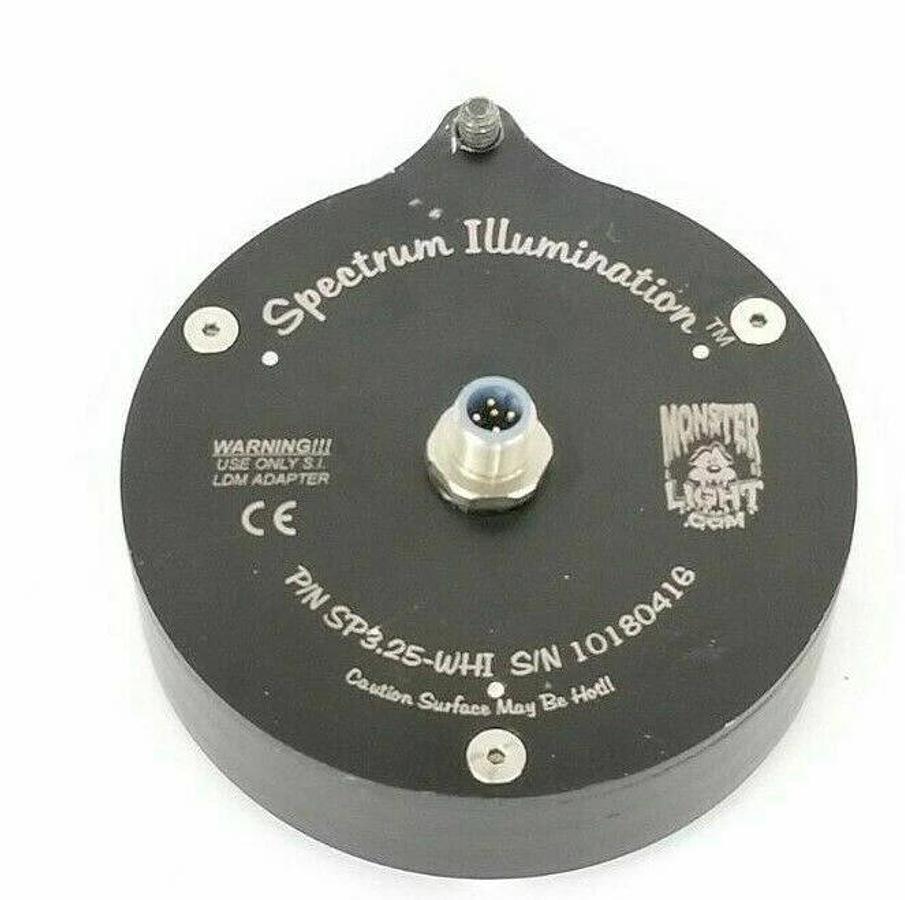 Used SPECTRUM ILLUMINATION SP3.25-WHI WHITE LED SPOTLIGHT 5-PIN MALE