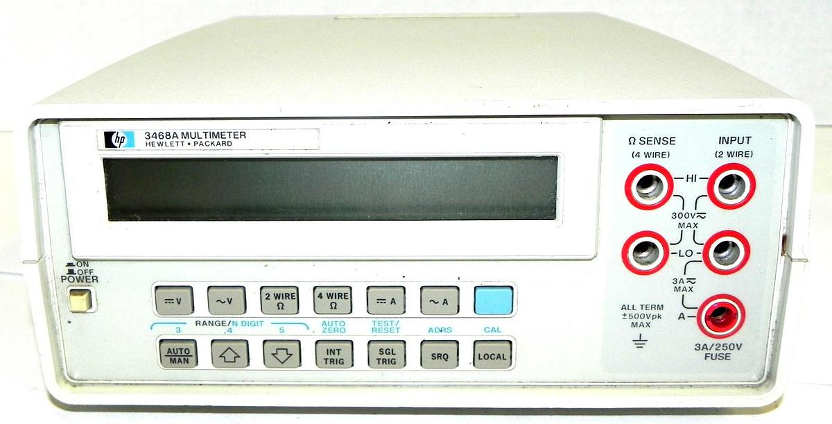 Used HP HEWLETT-PACKARD 3468A MULTI METER