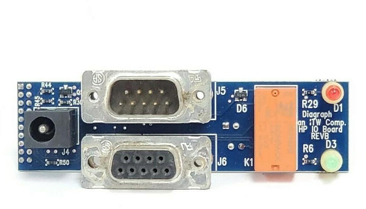 Used DIAGRAPH AN ITW COMP. HP I/O BOARD REV. B